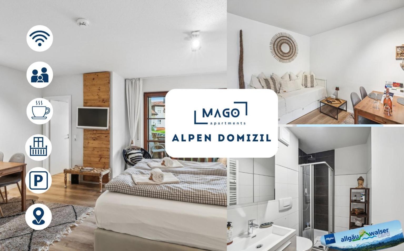 Mago Alpen-Domizil Fuer 4, Zentral Apartment Oberstaufen Ngoại thất bức ảnh